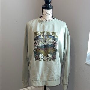 Vans Light Green Crewneck Sweater